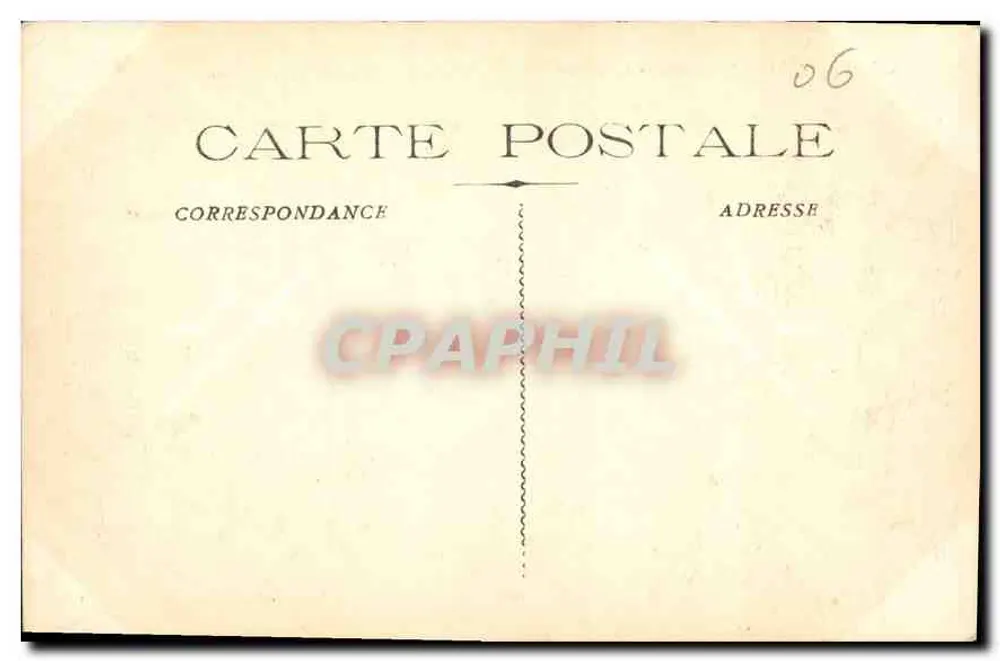 Cap d'Antibes (A.-M.) - Blick auf Illetette und Grand Hôtel von der Villa Eilenroc — Verlag Mailhan, Fort Carré, 1931 - Rückseite