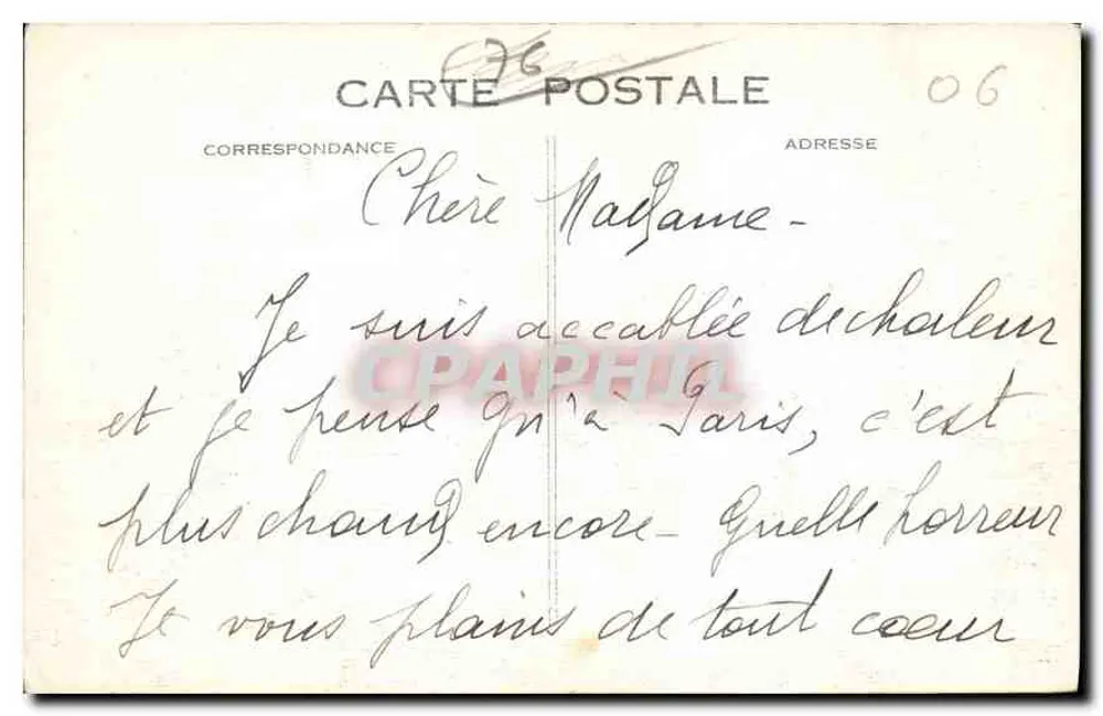 Nice-Havraise - A Hospedagem na Casa do Hotel — G. F. Le Havre - Verso