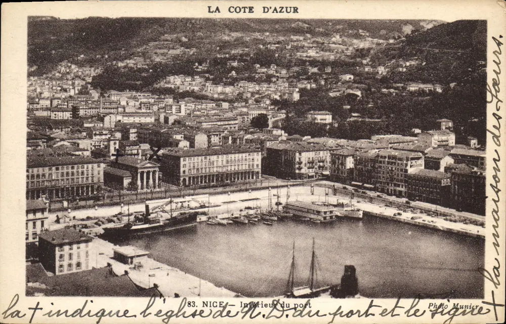 Nice — Interior do porto e sede da N.S. do porto — Foto Munier - Frente