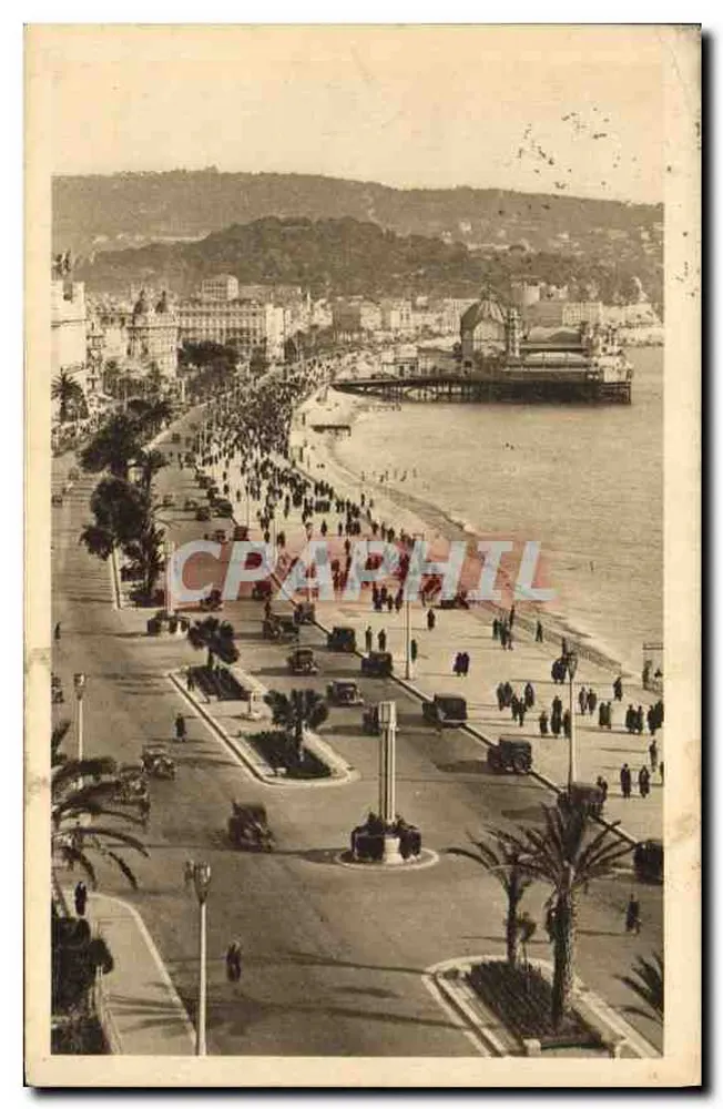 Nice - Vista geral da Promenade - Les Éditions Frank, rue Grimaldi - NICE 52 - Frente