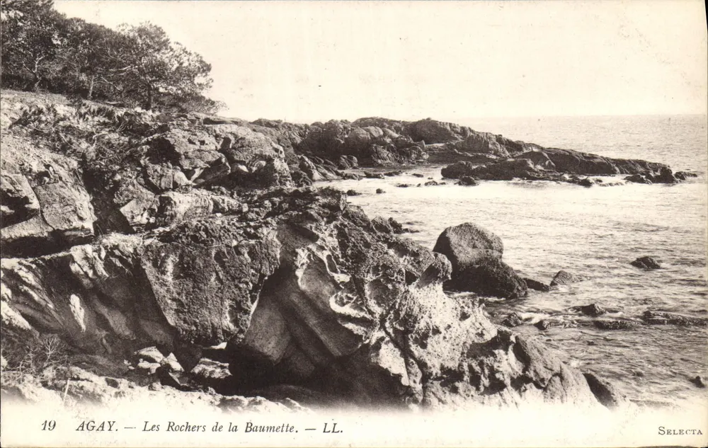 Agay — De rotsen van La Baumette — LL. — Selecta - Voorkant