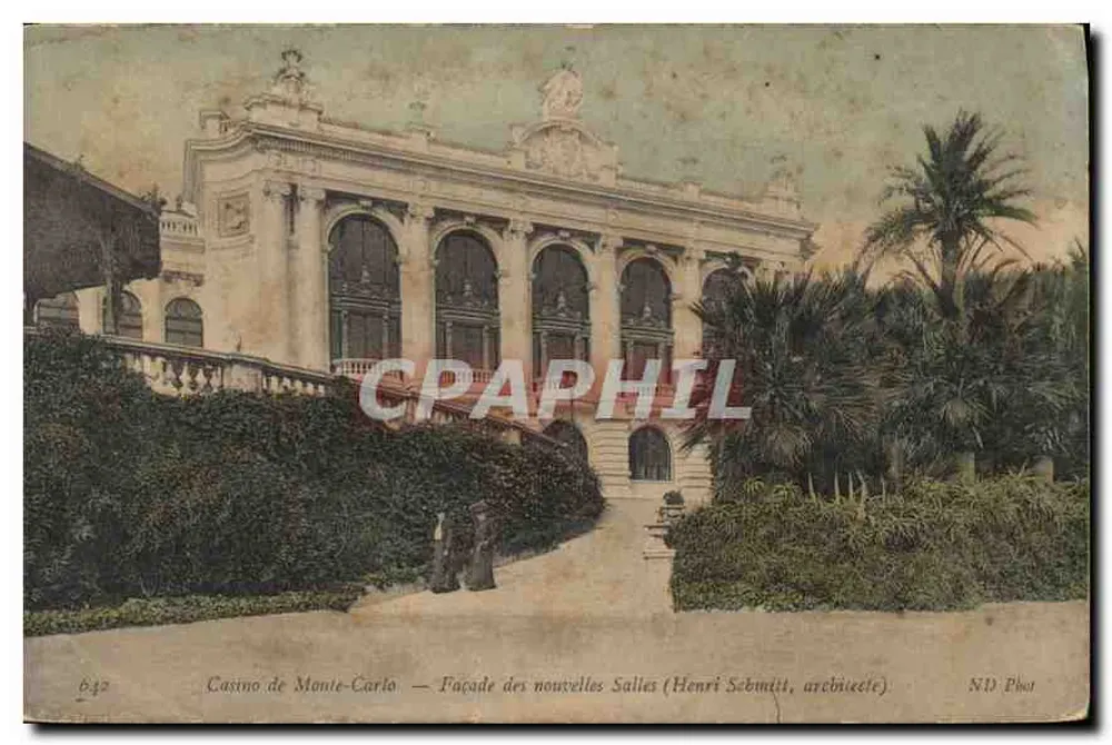 Casino de Monte-Carlo — Fassade der neuen Säle (Henri Sebmit, Architekt) - Vorderseite
