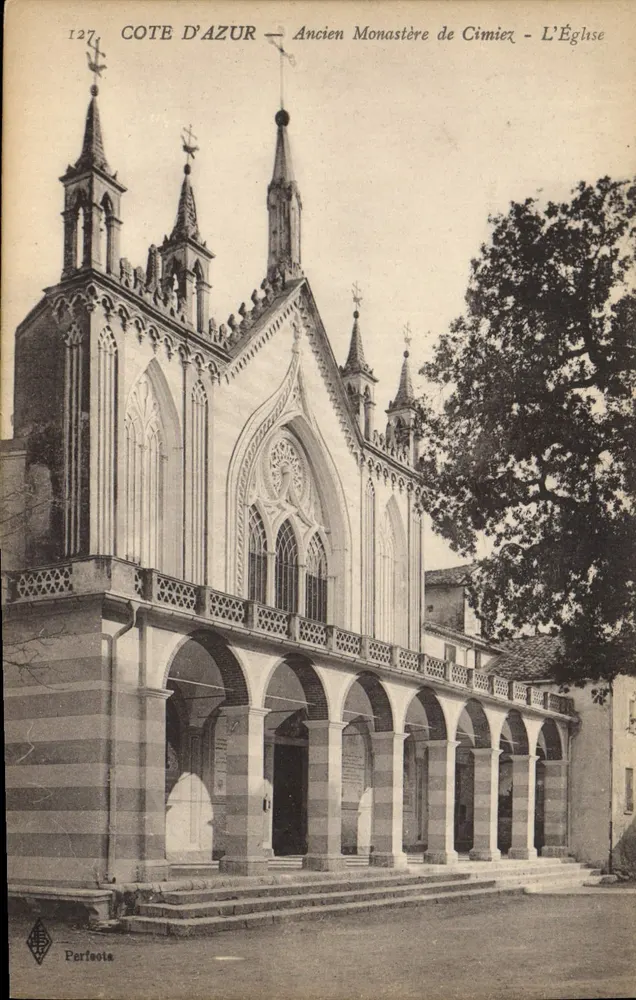 Côte d'Azur — Altes Kloster Cimiez — Die Kirche — Perfeots - Vorderseite