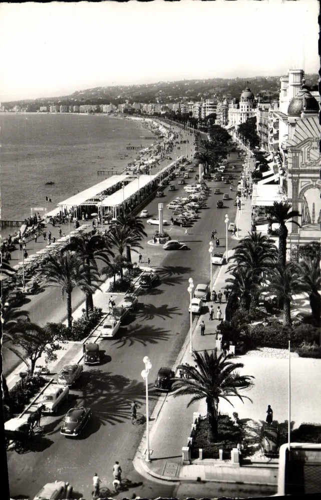 Luftbild der Promenade des Anglais in Nice — Die Côte d'Azur — Éditions MAR - Vorderseite