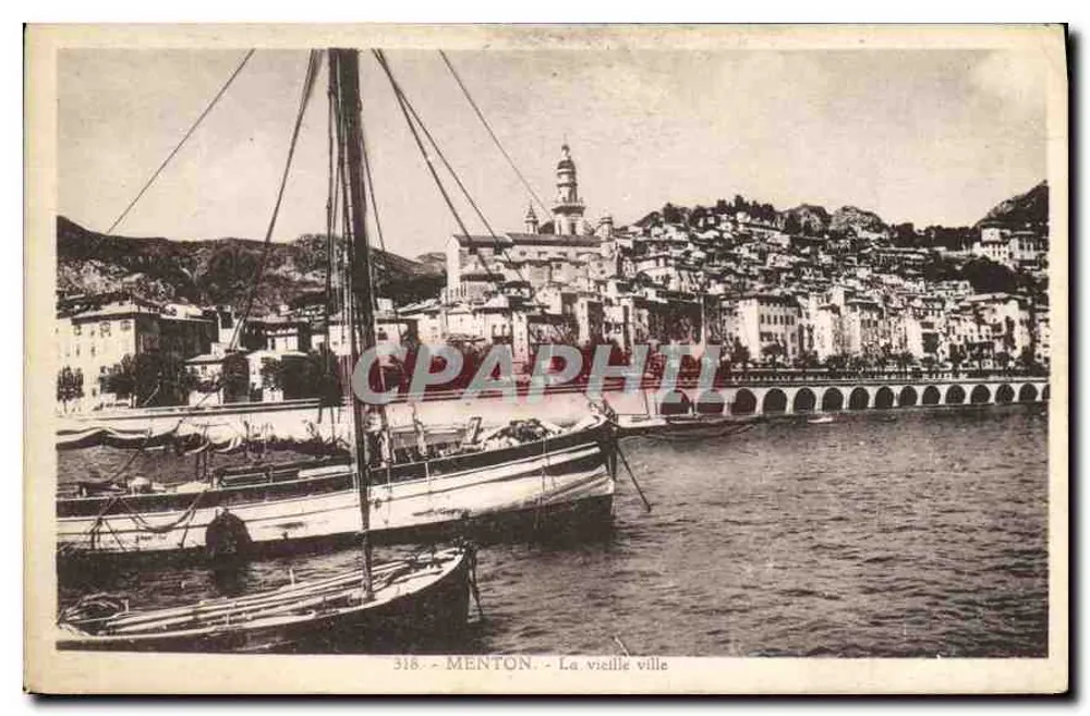 Menton - Die Altstadt — Ausgabe La Cigogne, Nr. 318 - Vorderseite