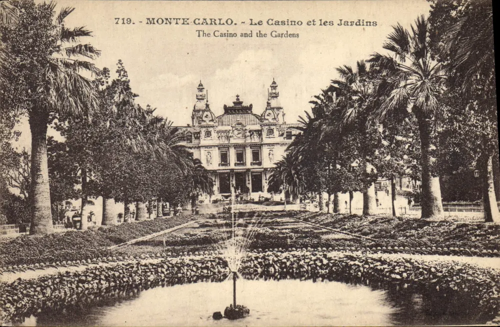 Monte-Carlo - Das Casino und die Gärten - Verlag Gletta, Nr. 719 - Vorderseite