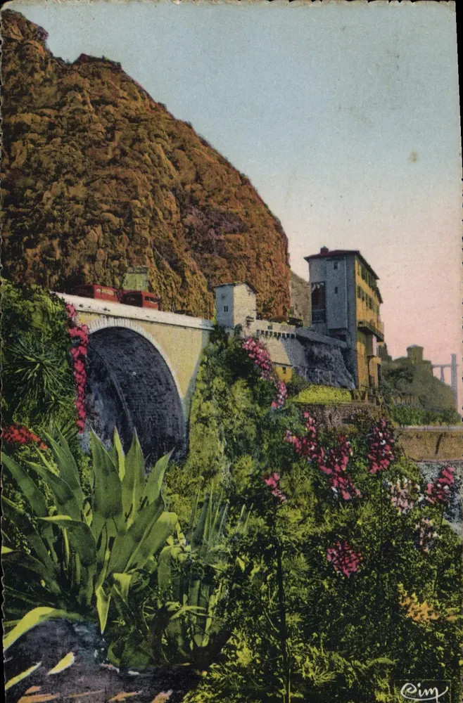 Brücke Saint-Louis — Grenze Frankreich-Italien — Verlag Cim - Vorderseite