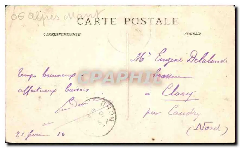 Cannes - Vista Geral — FIG, n° 5062 - Verso