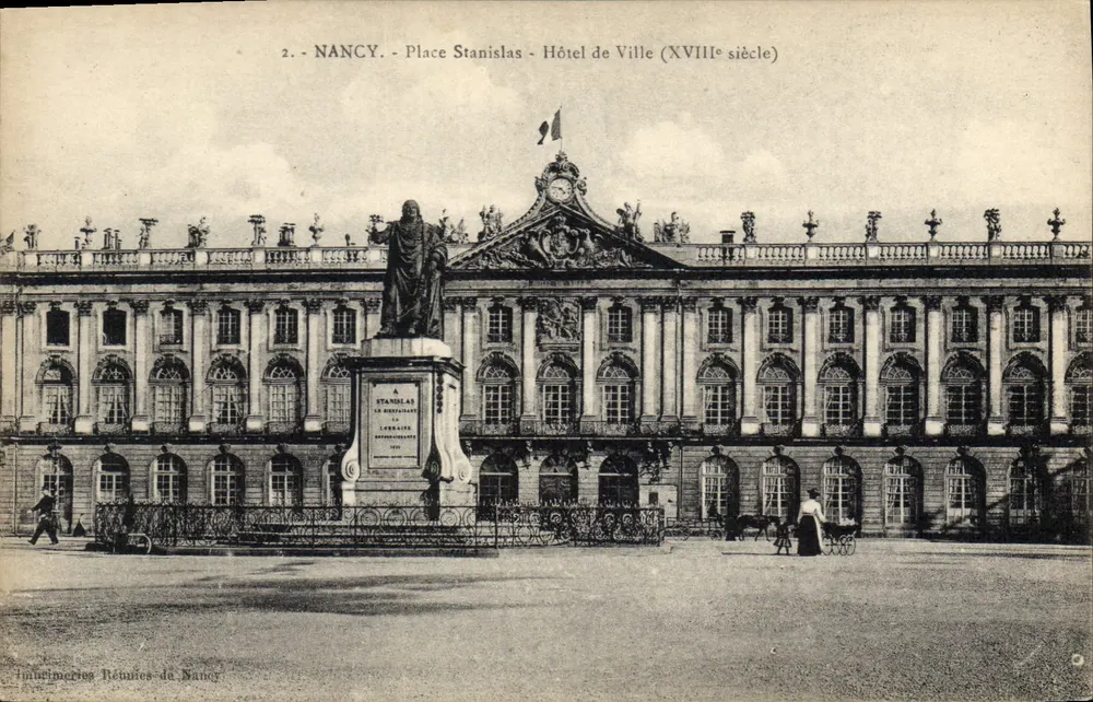 Nancy - Place Stanislas - Palazzo Comunale (XVIII secolo) — Imprimeries Réunies de Nancy, n. 2 - Recto
