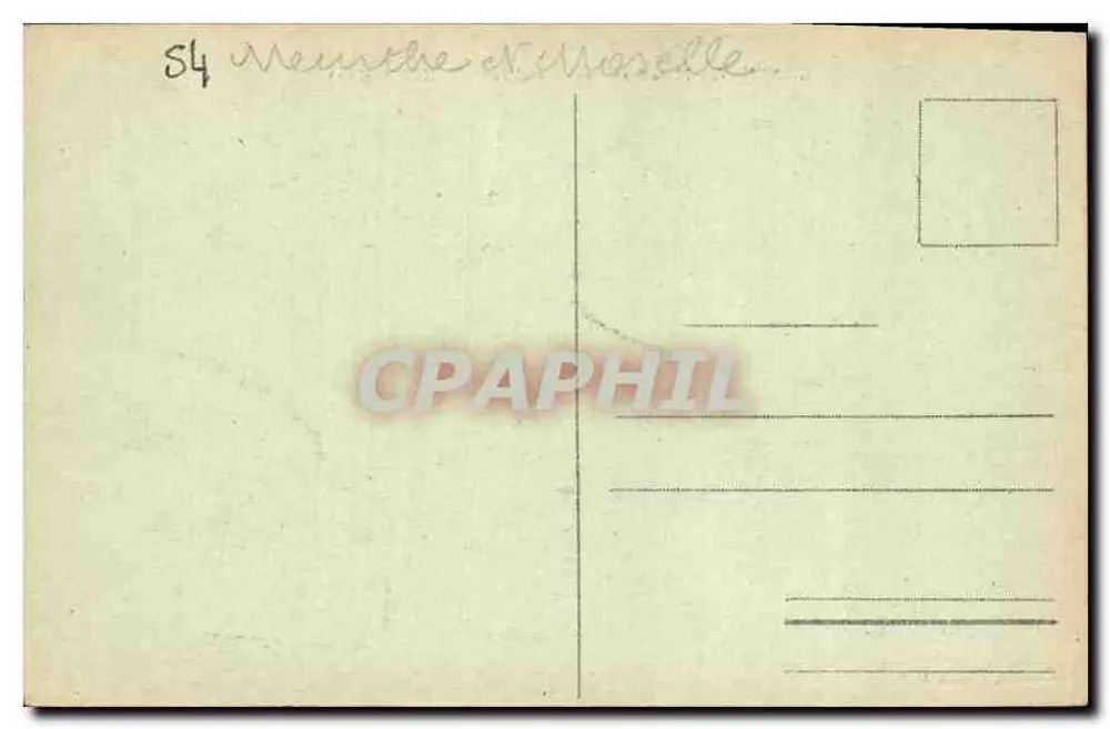 Nancy - Place Stanislas - Palazzo Comunale (XVIII secolo) — Imprimeries Réunies de Nancy, n. 2 - Verso