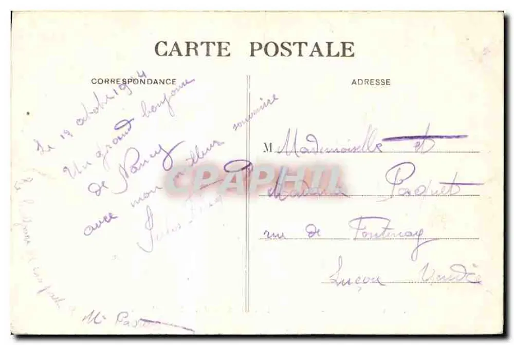 Nancy - La Plaza y Estatua de Stanislas - El Ayuntamiento - Reverso