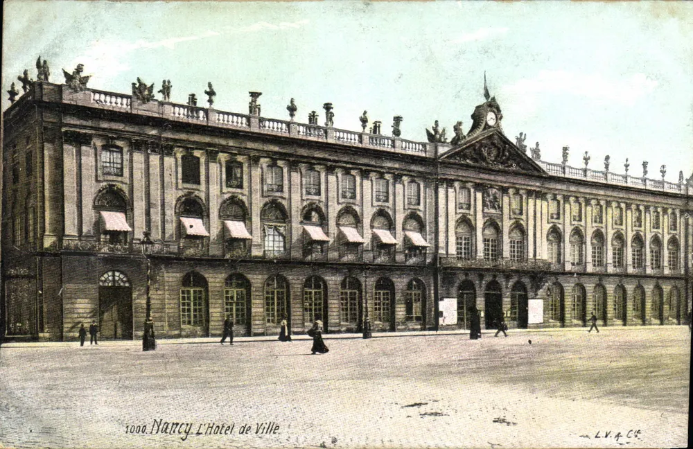 Nancy — L'Hôtel de Ville — L.V.A. Cie - Voorkant