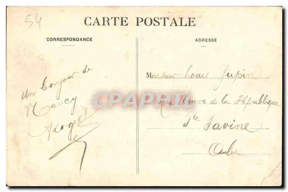 NANCY — Place Stanislas und Rathaus — Rotten KOP, n°84 - Rückseite