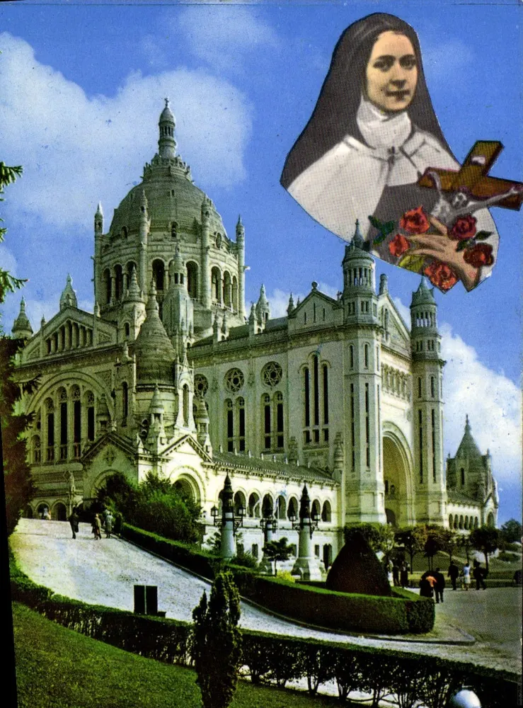 Basílica do Sagrado Coração de Lisieux — Santa Teresinha de Lisieux — Edição Monocromática - Frente