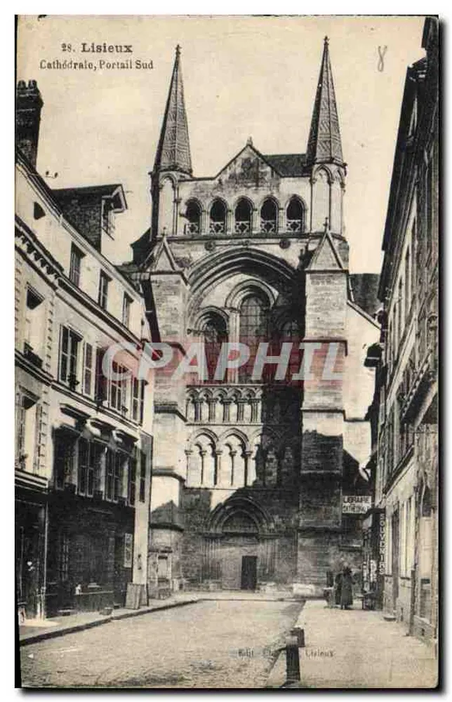 Lisieux — Catedral, Portal Sul — Edit. Ch. Alex. Tainoux - Frente