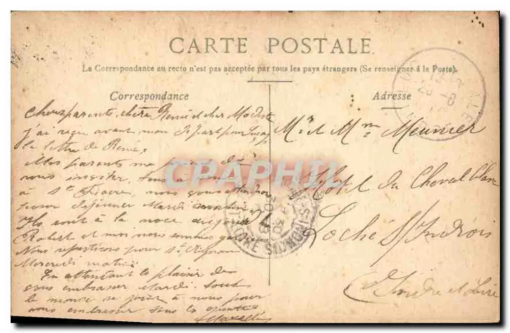 Versailles — Galeria das Batalhas — Editor: Conrad & Cie - Verso