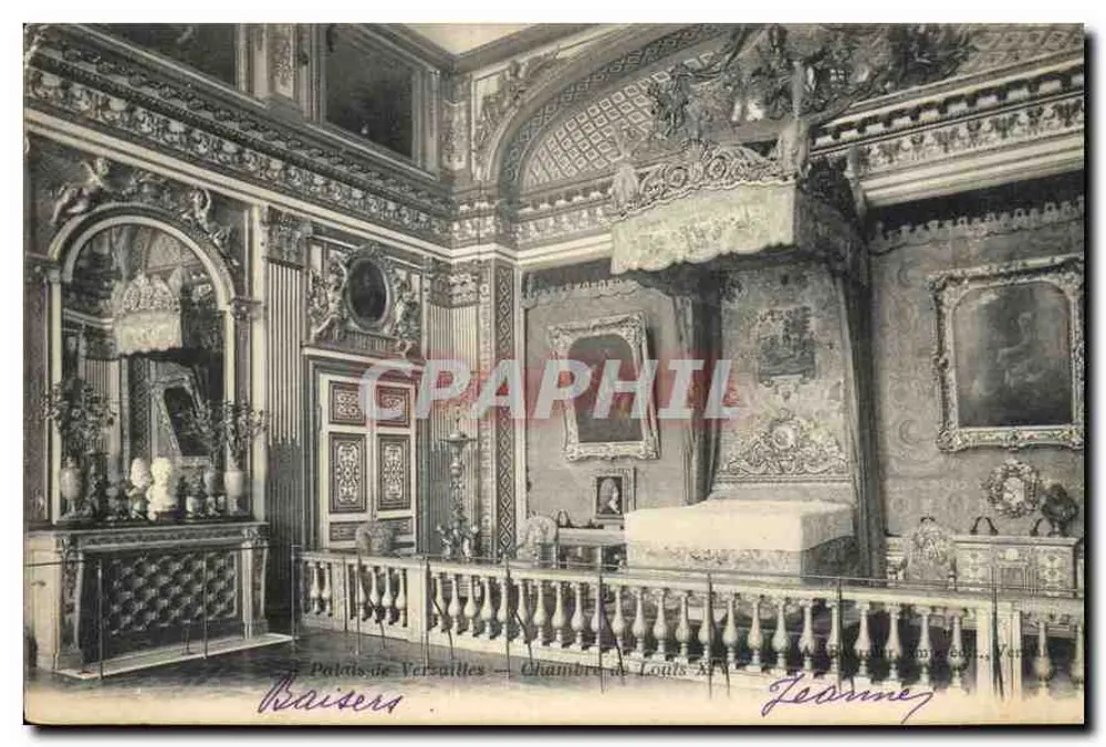 Schloss Versailles — Zimmer von Ludwig XIV — Verlag Waissers, Seriennummer nicht sichtbar - Vorderseite