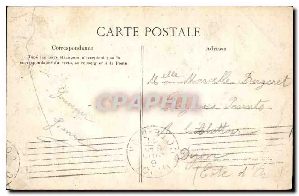 Parque de Versailles — Bassin de Neptune — E. L. D. - Verso