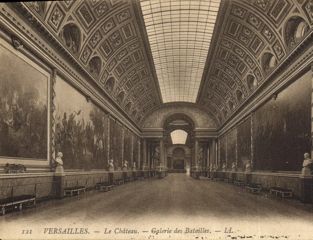 Versailles — Das Schloss — Galerie der Schlachten — LL — n°121 - Vorderseite