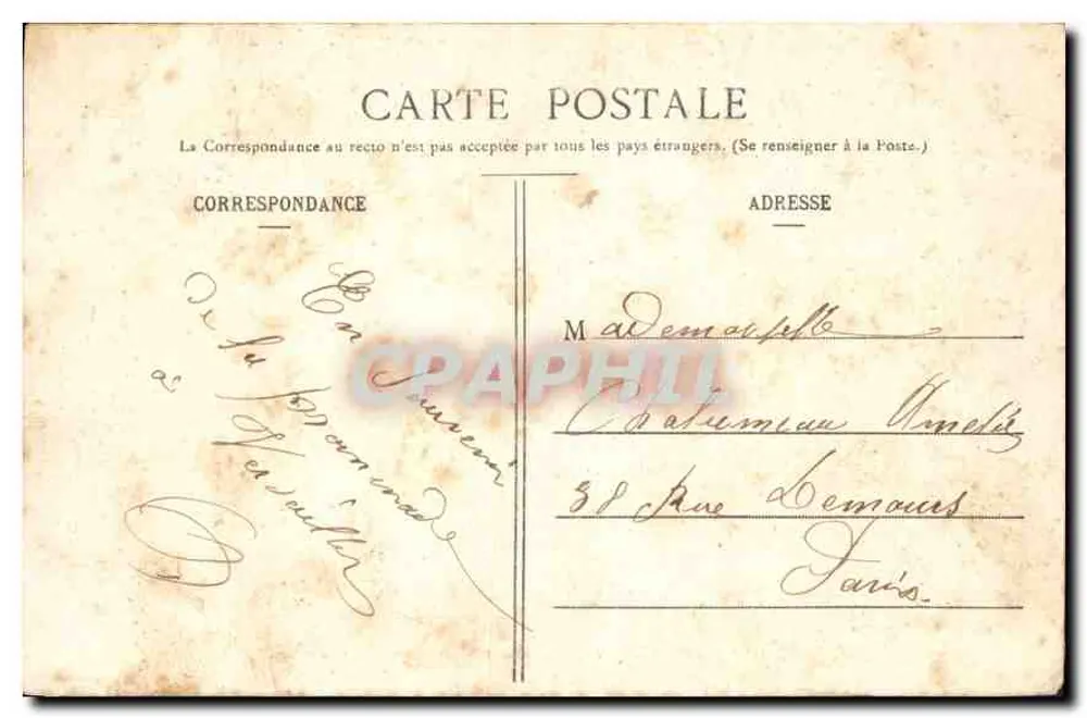 Versailles - Schloss des Großen Trianons — Mme Moreau, Verlag, Versailles - Rückseite