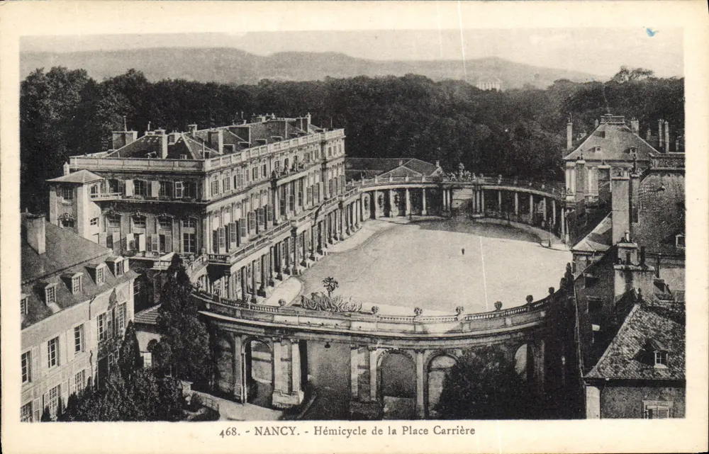 NANCY — Hemiciclo de la Plaza Carrière — Editor anónimo, n° 468 - Anverso