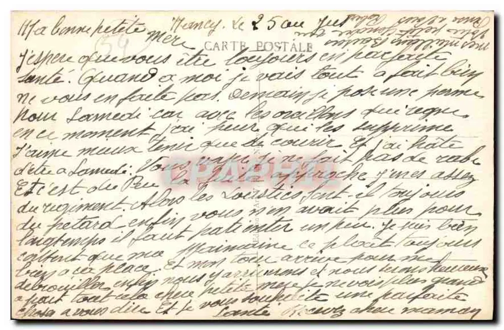 NANCY — Hemiciclo de la Plaza Carrière — Editor anónimo, n° 468 - Reverso