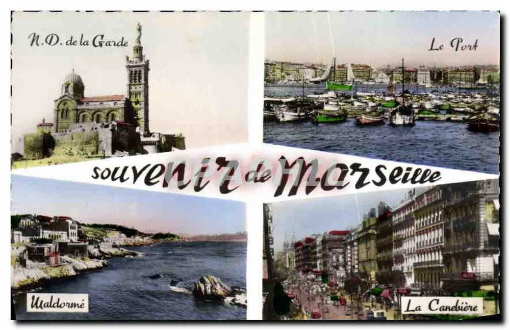 N.D. da Garde — O Porto — A La Canebière — recordações de Marselha — editor Tardy - Frente