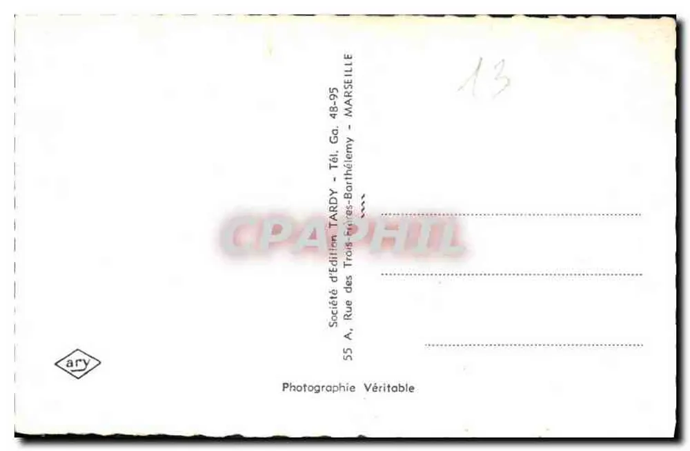 N.D. da Garde — O Porto — A La Canebière — recordações de Marselha — editor Tardy - Verso