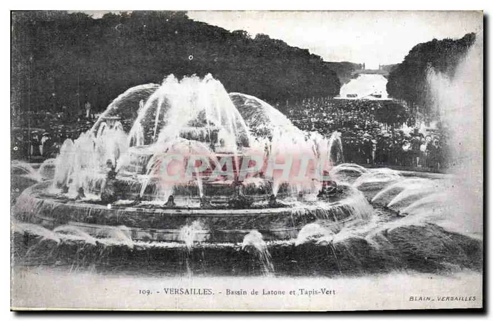 Versailles — Bassin de Latone und Tapis-Vert — Blain, Versailles, n°109 - Vorderseite