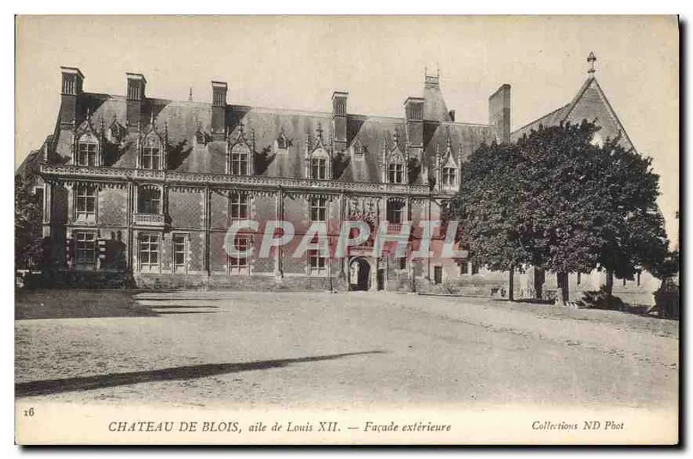 Schloss Blois, Flügel von Louis XII — Außenfassade — Collections ND Phot, n°16 - Vorderseite