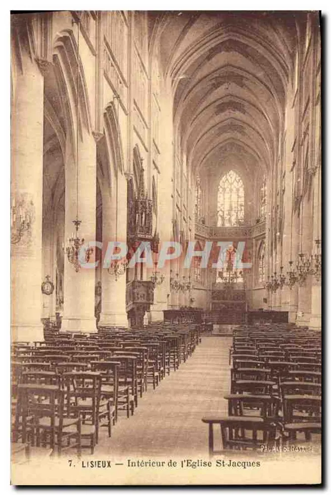 Lisieux — Interior da Igreja de São Jacó — Palais du Rosaire - Frente