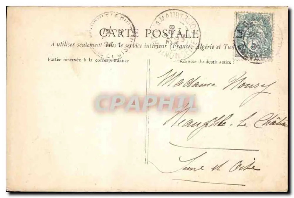 La Délivrande — A Estátua Milagrosa — Lefauconnier dit La Délivrande, N°21 - Verso