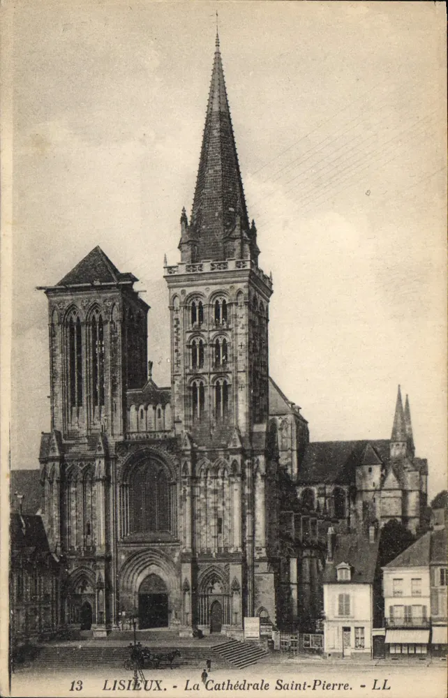 Lisieux - A Catedral de São Pedro - LL 13 - Frente