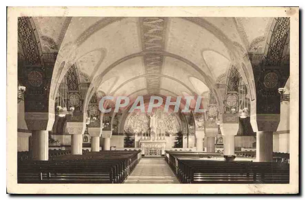A Basílica de Lisieux — A Cripta — Vista Geral — Drager-Paris - Frente