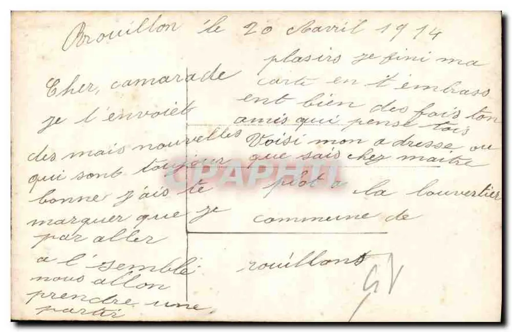 Homem de terno segurando um buquê de flores — Masel, n° 471 - Verso