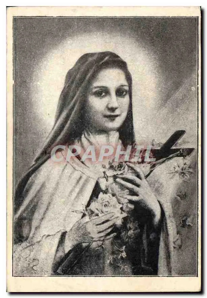 Santa Teresinha de Lisieux — Impressor da Igreja de Lisieux — editor não visível - Frente
