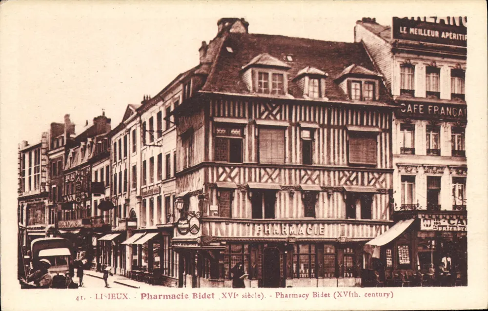 Lisieux - Apotheke Bidet (16. Jahrhundert) — Verlag Deauville - Vorderseite