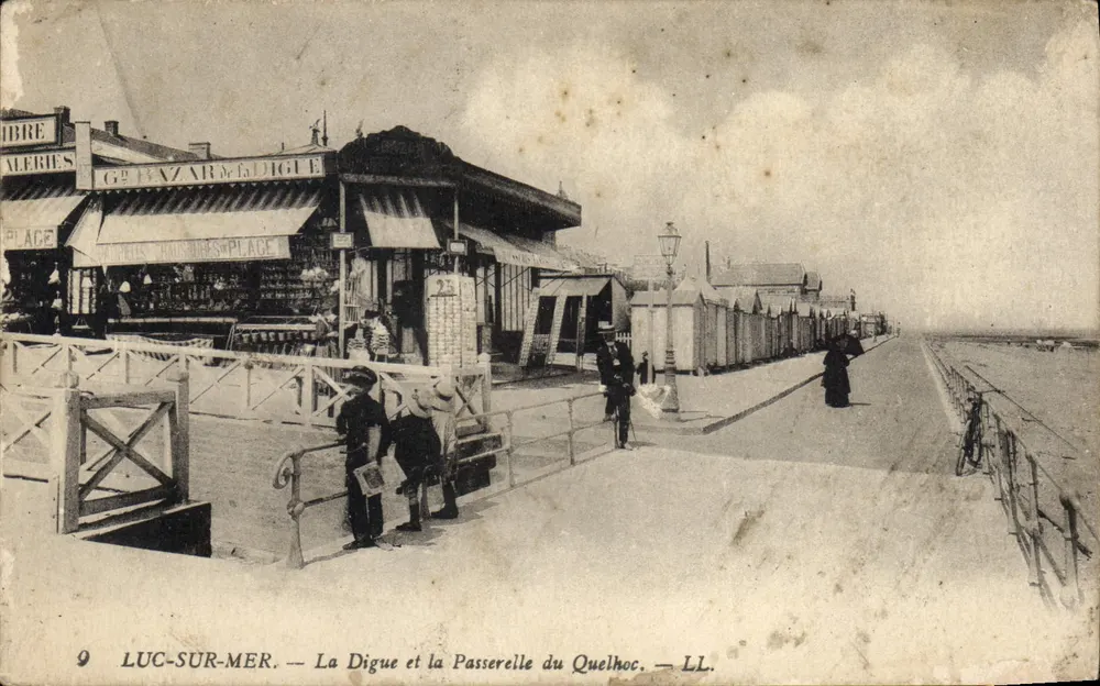 Luc-sur-Mer — La Digue und die Brücke von Quelhoc — LL. - Vorderseite
