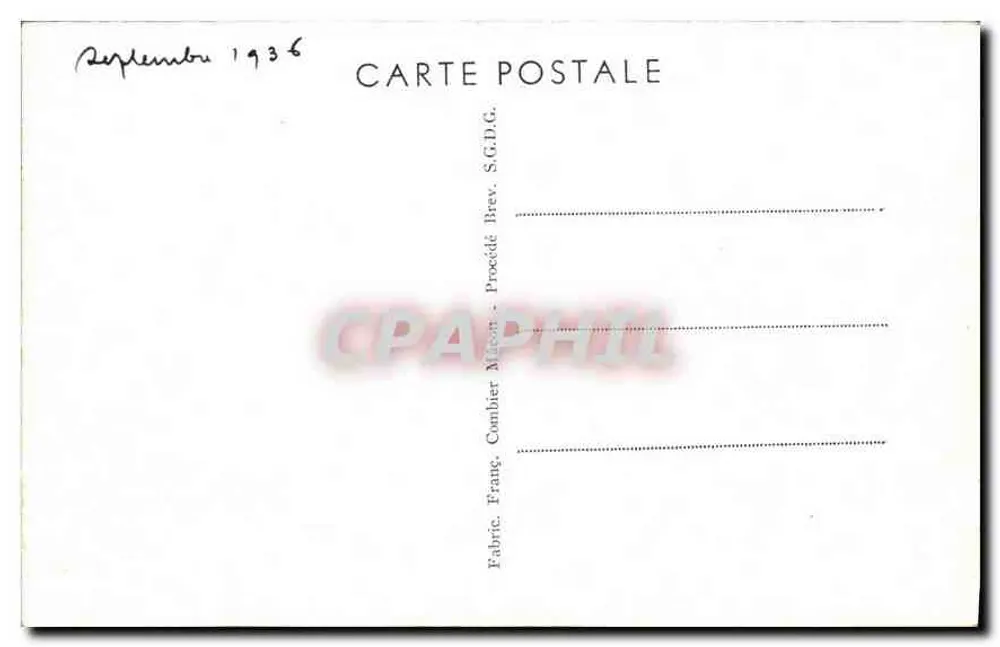 Deauville (Calvados) — Das Casino — Verlag Combier - Rückseite