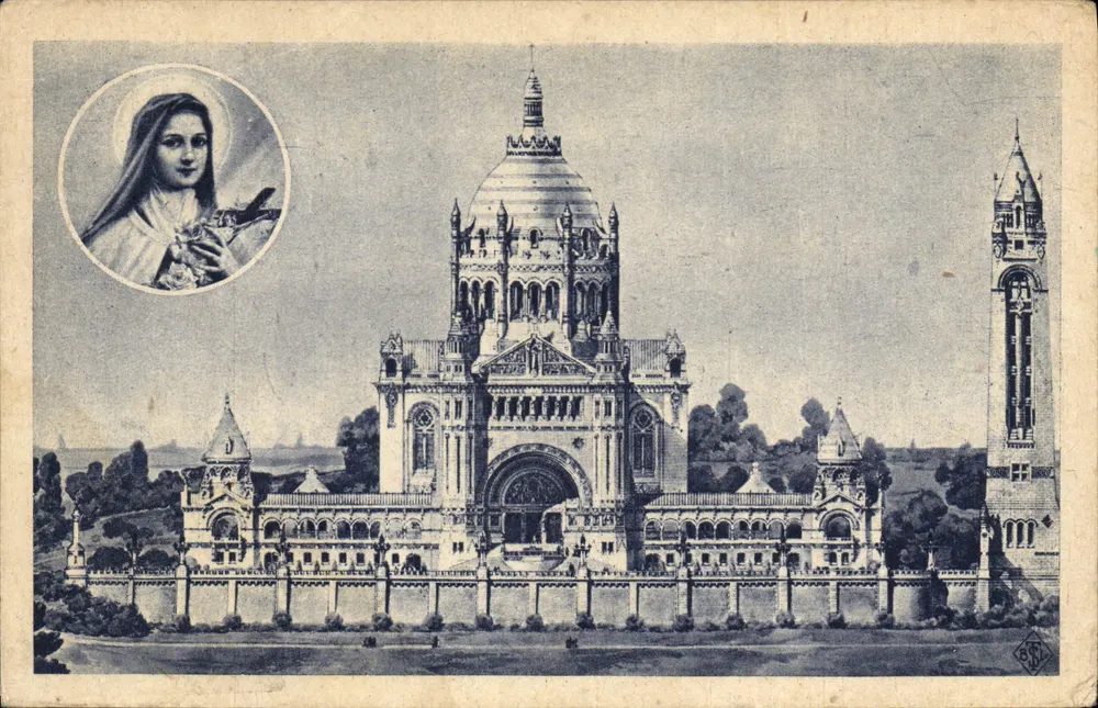 Die Basilika von Lisieux — Allgemeiner Blick auf das Projekt — Einlieferung - Vollständige Reproduktion - Deugagn-Font - Vorderseite