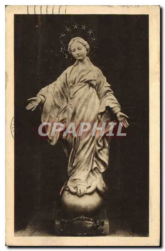Estátua da Virgem do Sorriso — Milagrosa — editor não visível - Frente