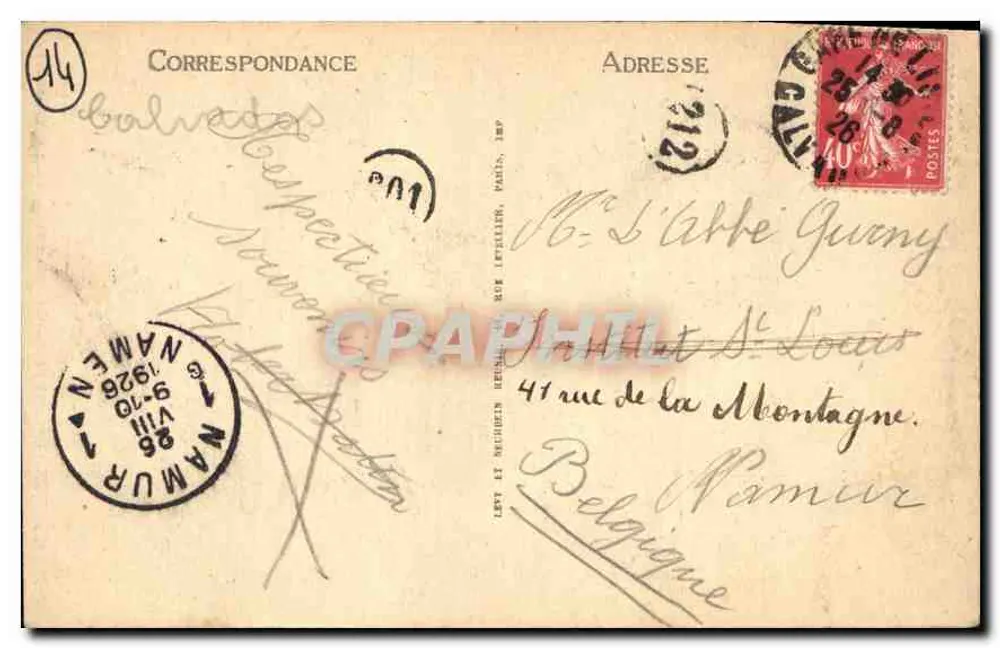 Lisieux - Kathedrale - Die Kapelle der Jungfrau - L.I. 19 - Rückseite