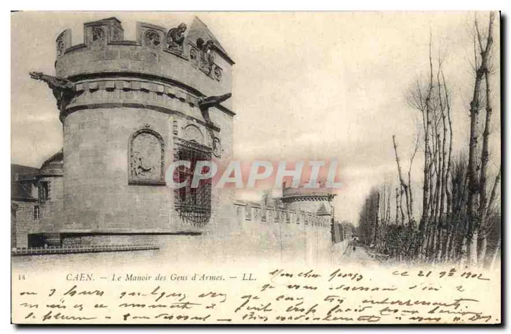 Caen — O Manoir dos Homens de Armas — LL. n°14 - Frente
