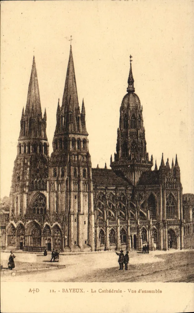 Bayeux - A Catedral - Vista geral — A+D, n°11 - Frente