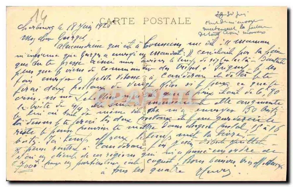 Bayeux - A Catedral - Vista geral — A+D, n°11 - Verso