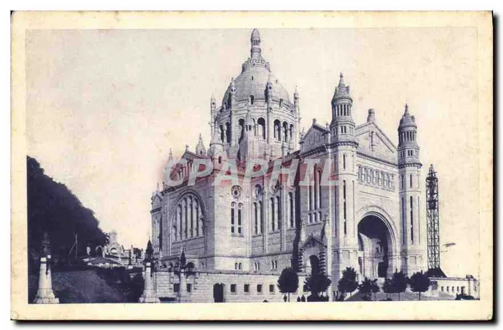 Basilika von Lisieux — Aktueller Zustand der Arbeiten — Die Basilika von Lisieux, unbekannter Verlag - Vorderseite