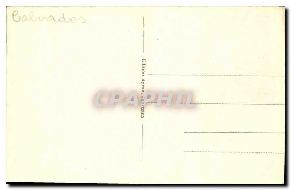 Houlgate - As Falaises — edição Agron Journaux, n°46 - Verso