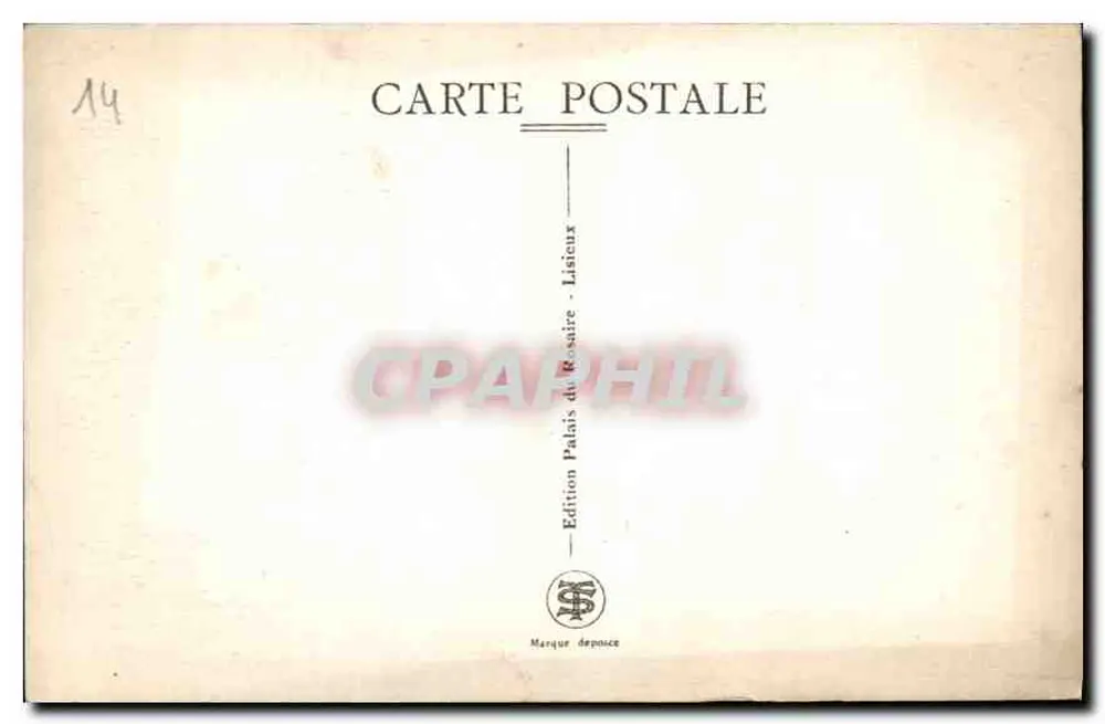 Saint Thérèse des Kinder Jesu — Glasfenster des Palastes des Rosenkranzes - Rückseite