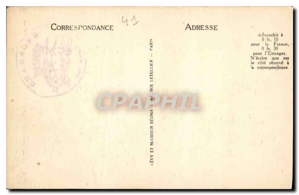 Chambord — Lucarnas e Chaminés — Selecta - Verso