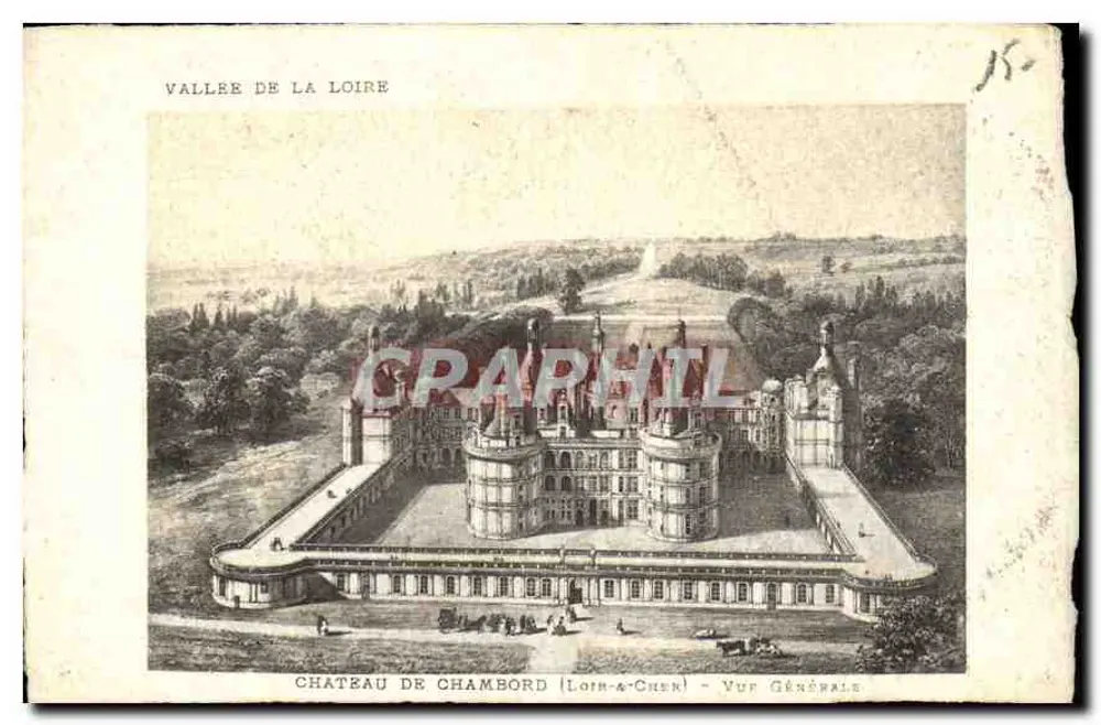 Château de Chambord — Allgemeiner Blick — Künstlerische Ausgabe SUPRA Paris - Vorderseite